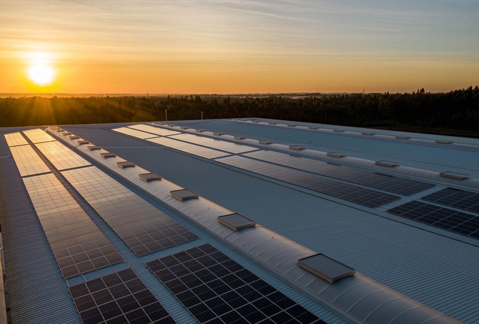 A Large Scale Solar Panel Setup