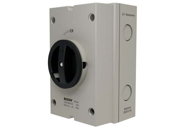 AC Disconnect Switch 32A IP65 BYAF 32 02