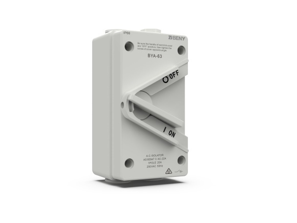 AC Disconnect Switch 63A IP66 BYA 63 02