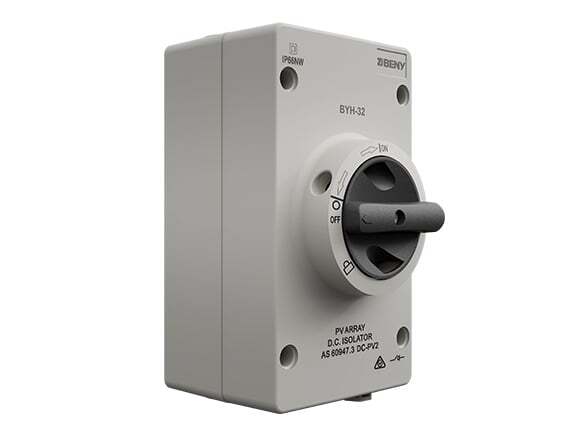 DC Isolator 1000V 32A IP66 BYH 32 03