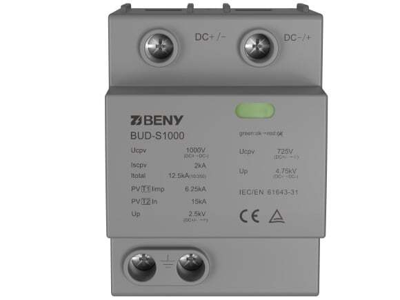 DC SPD Type 1+2 1000V BUD S1000 02
