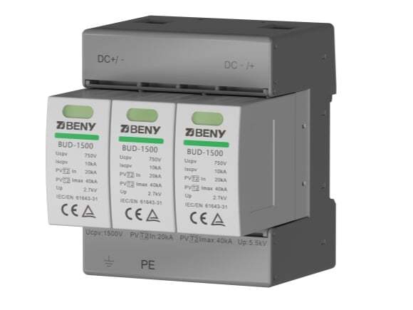 DC SPD Type2 1500V BUD 1500 IEC 3