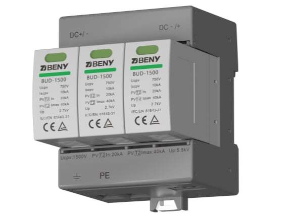 DC SPD Type2 1500V BUD 1500 IEC 6