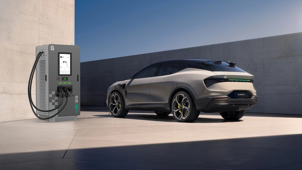 BENY Floor mounted 3 guns dc ev charger BDC Series Application