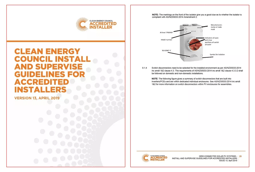 DC isolators Cancellation of SAA certifications in Australia3