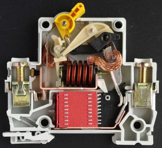 Inside of a Circuit Breaker 