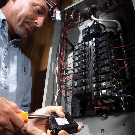 Installation of a circuit breaker 1
