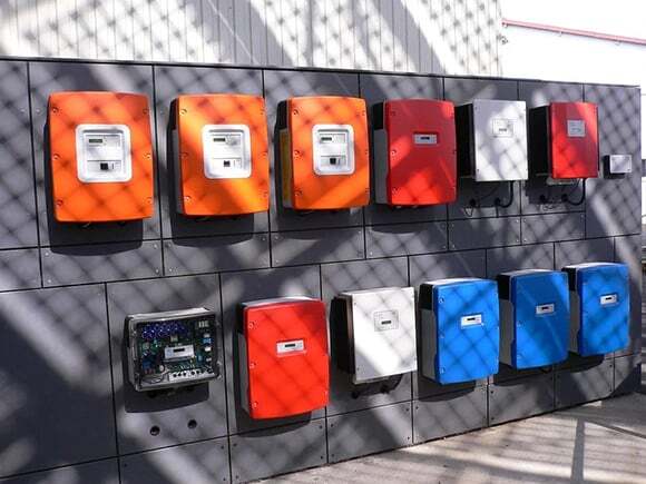 Multiple solar inverters