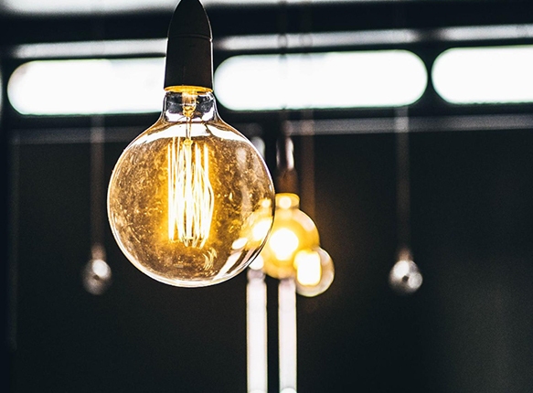 Light bulbs under surge protection