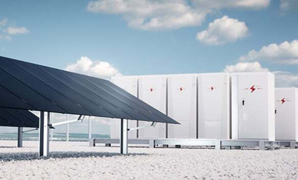 PV battery energy storage systems display