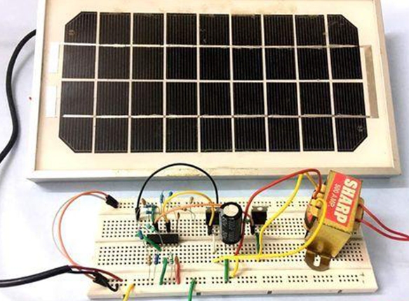 Solar inverter circuit