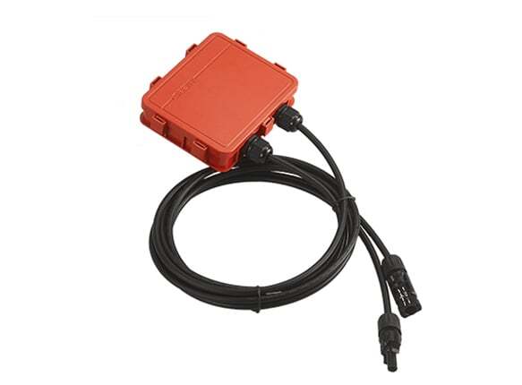 Solar panel rapid shutdown junction box