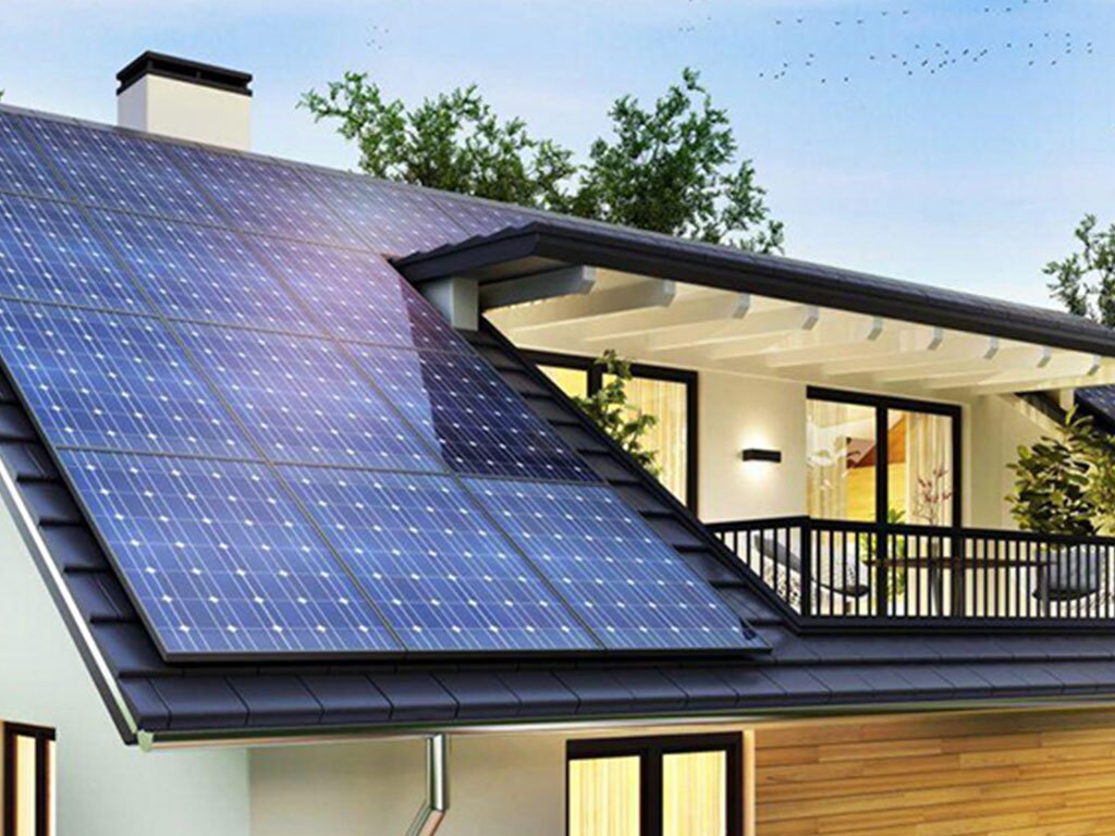 Flower shaped solar panel