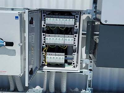 1500V DC SPD installation in Warnbro shopping Centre WA Australia 400