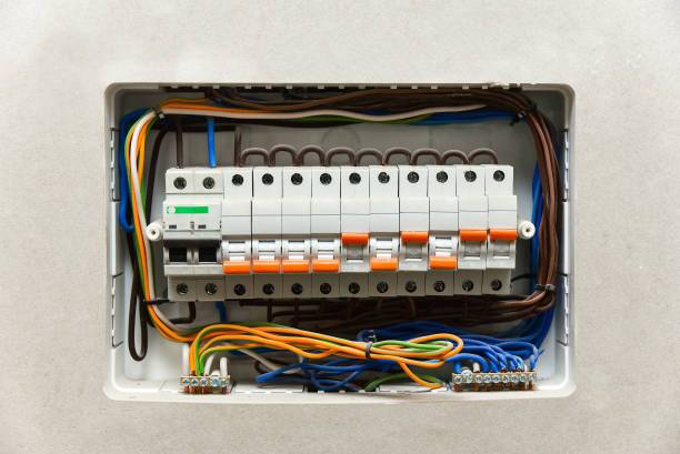 Voltage switchboard electrical panel distributor switches and wire