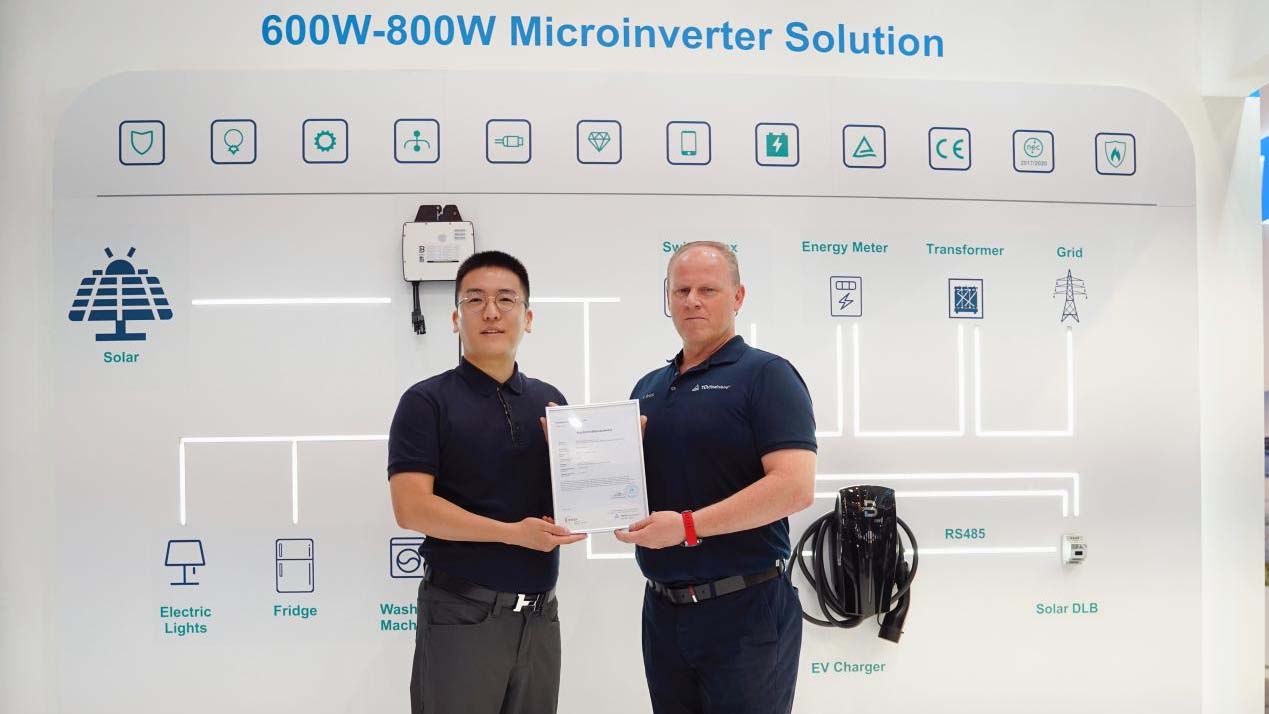 Beny Earns Acclaimed TÜV Rheinland Certification for Microinverter
