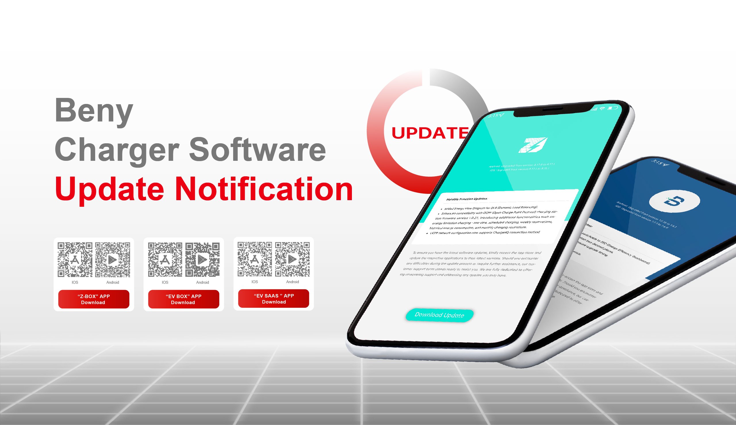 Beny Charger Software Update Notification