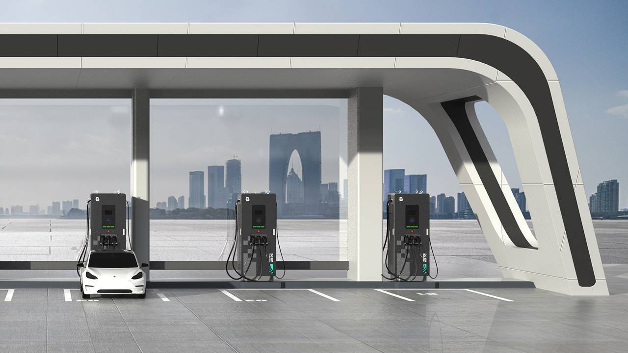 Level 2 charging station