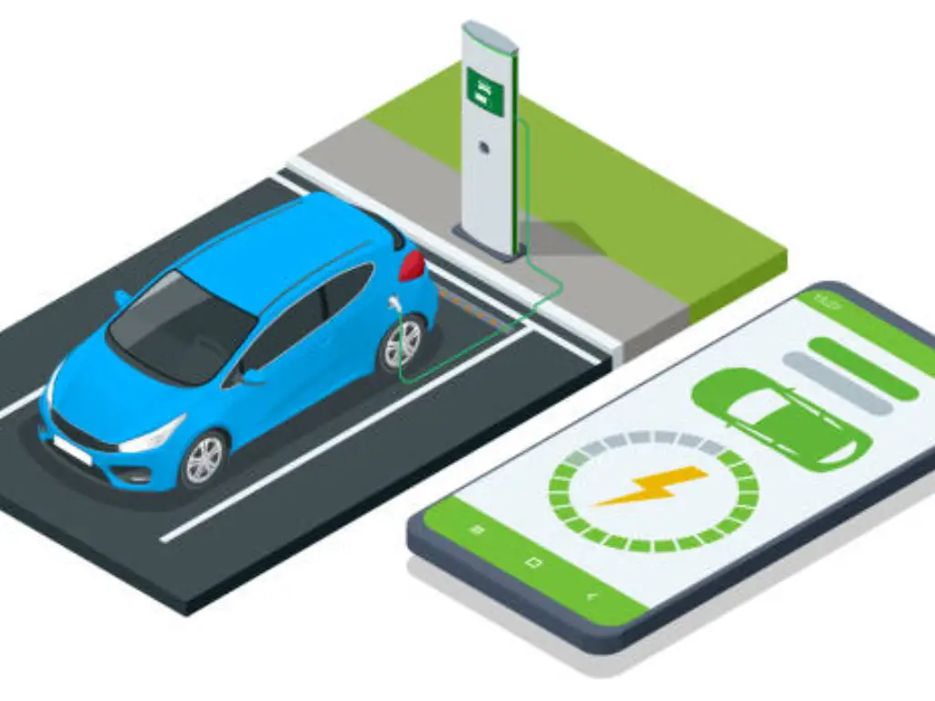EV charging station layout