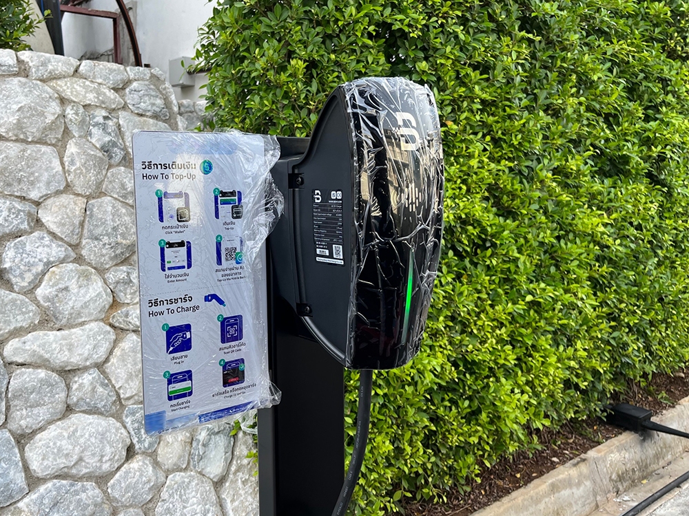 Smart AC Charger at Hotel Apartment in Thailand
