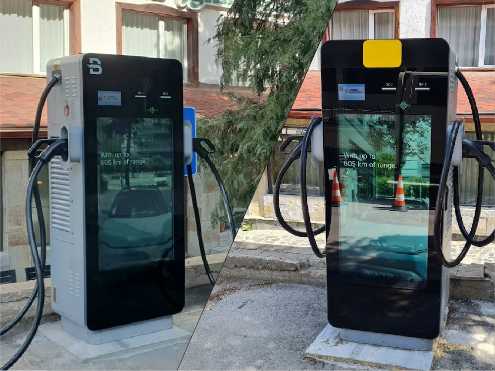 Bulgaria advertising screen dc charger case