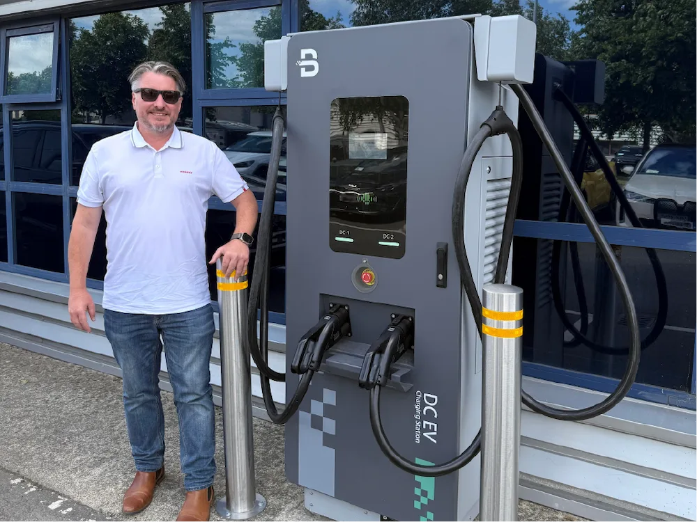 2 Guns DC EV Small Charging Station Ireland