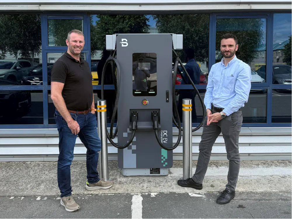 2 Guns DC EV Small Charging Station Ireland