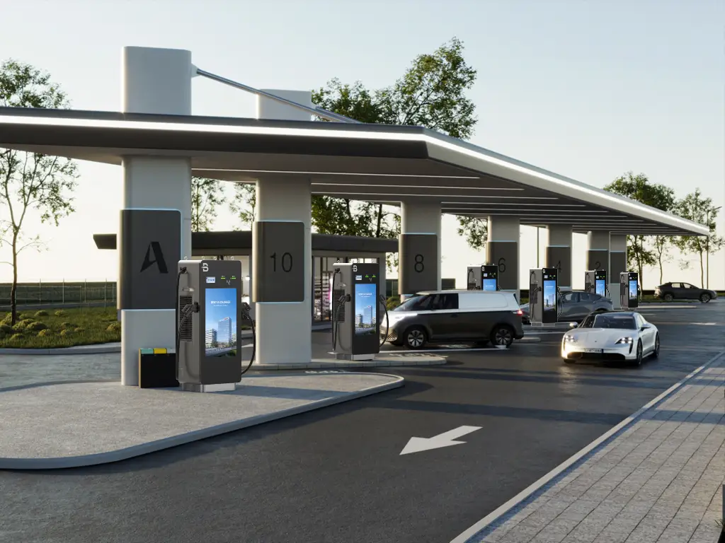 Level 2 charging station