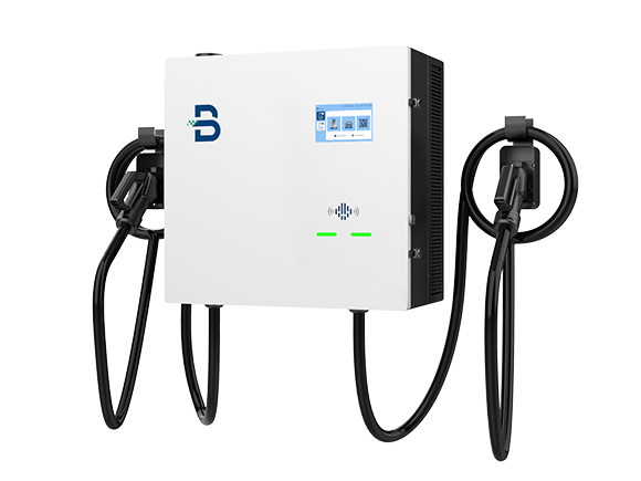 BENY 2 Guns DC EV Charger wall mounted 40kw 60kw