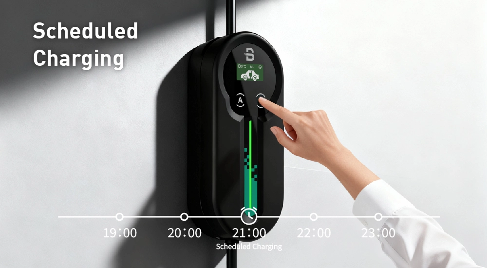 v2l portable ac ev charging station 3 7kw