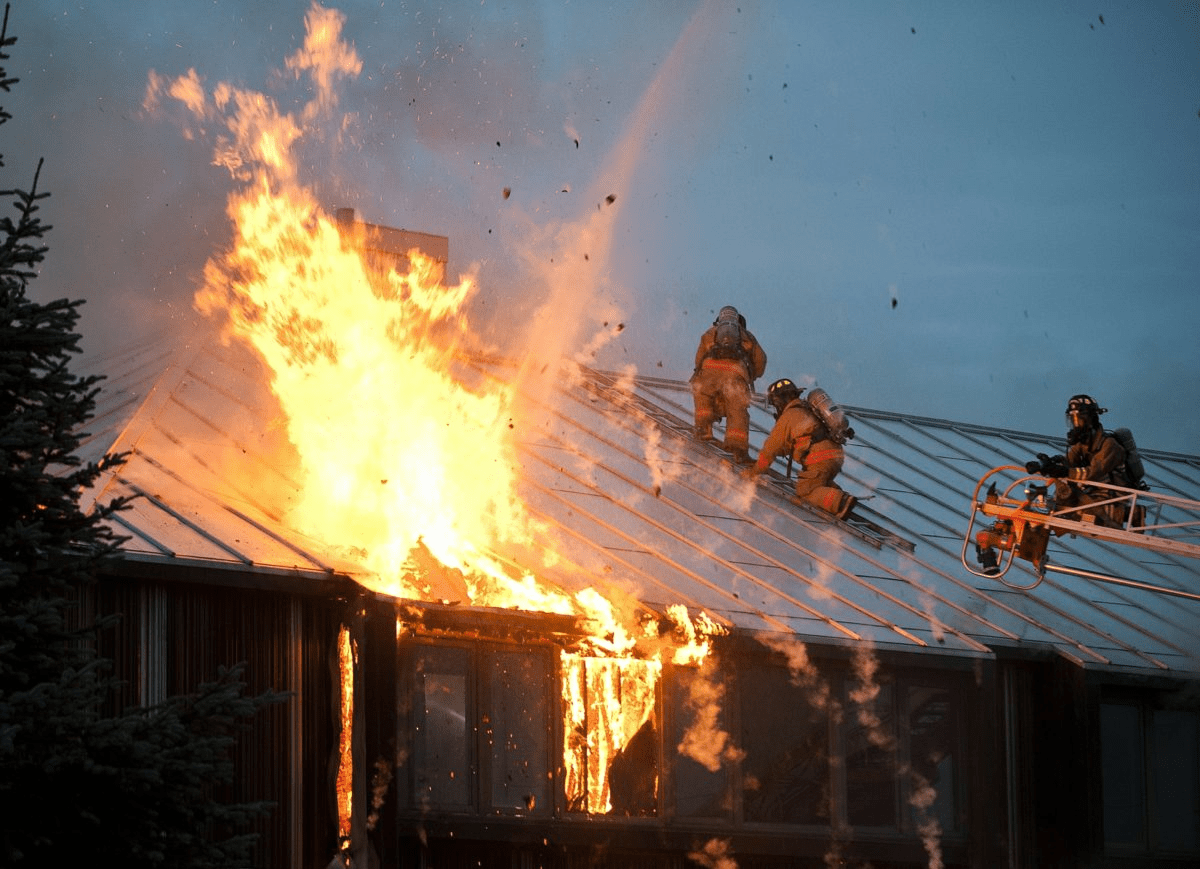 solar panel fire