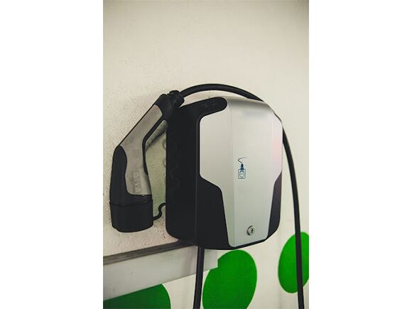 A mounted EV Charger