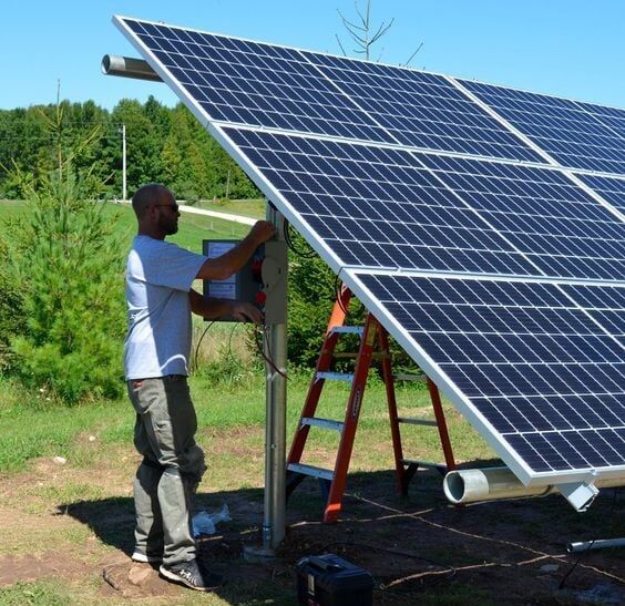 Solar panels disconnection 