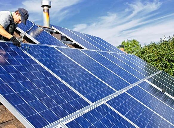 Community solar projects with microinverters