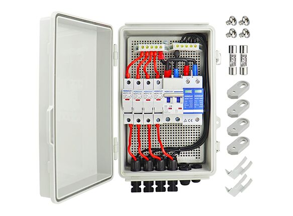 A 4-string solar combiner box