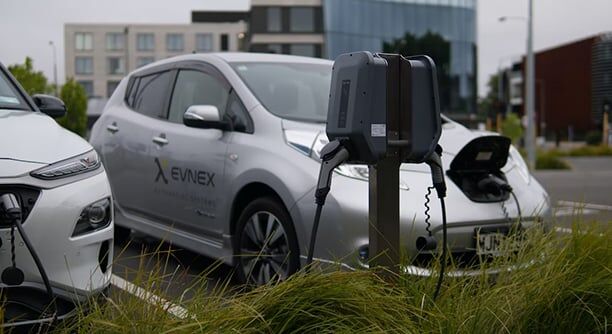 Electric Vehicle Charger With Dual ports