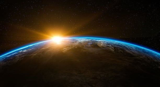 Solar insolation from space