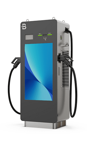2 Guns DC EV Charging  Advertising  Station