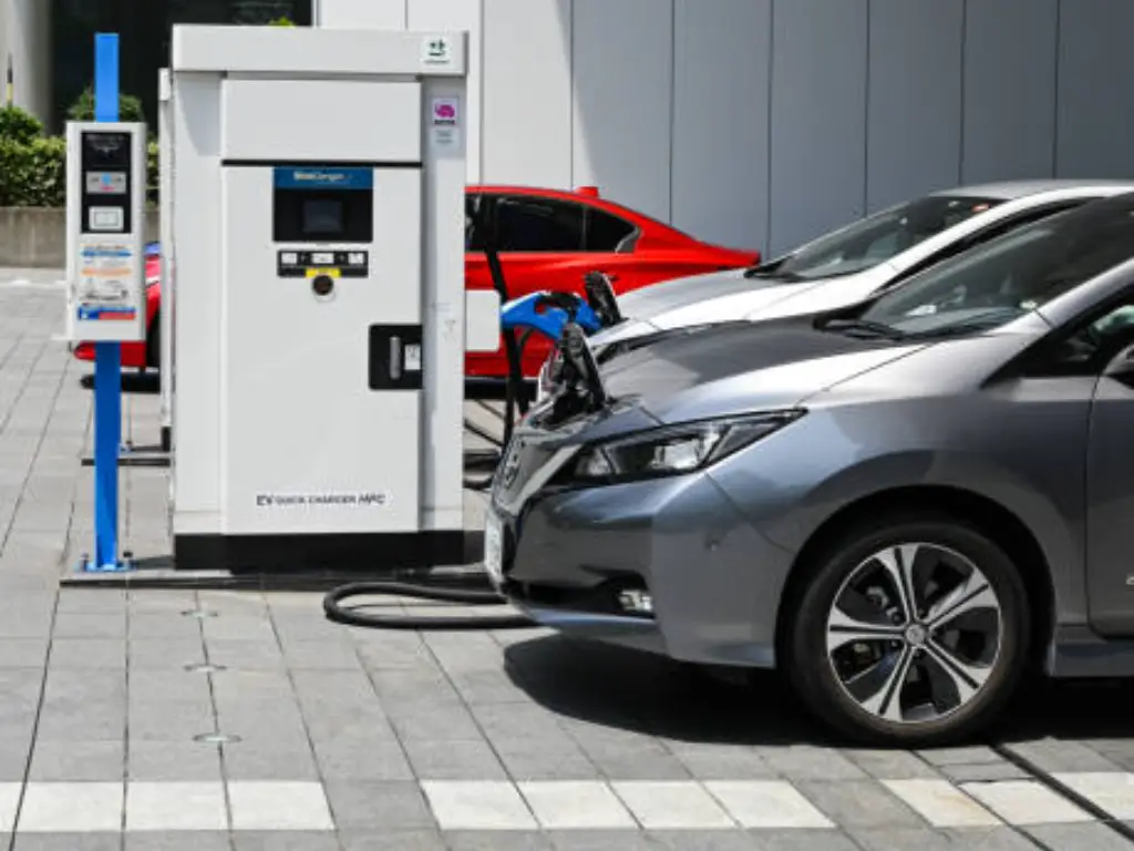 EV charging station layout